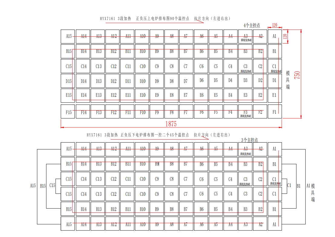HYX-7161 加热布局图